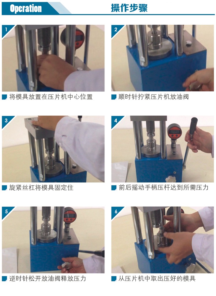 SYP-24BS壓片機(jī)操作步驟