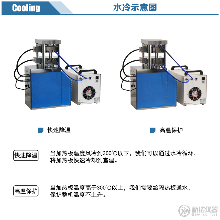新诺RYJ-600Z系列热压机水冷机安装示意图